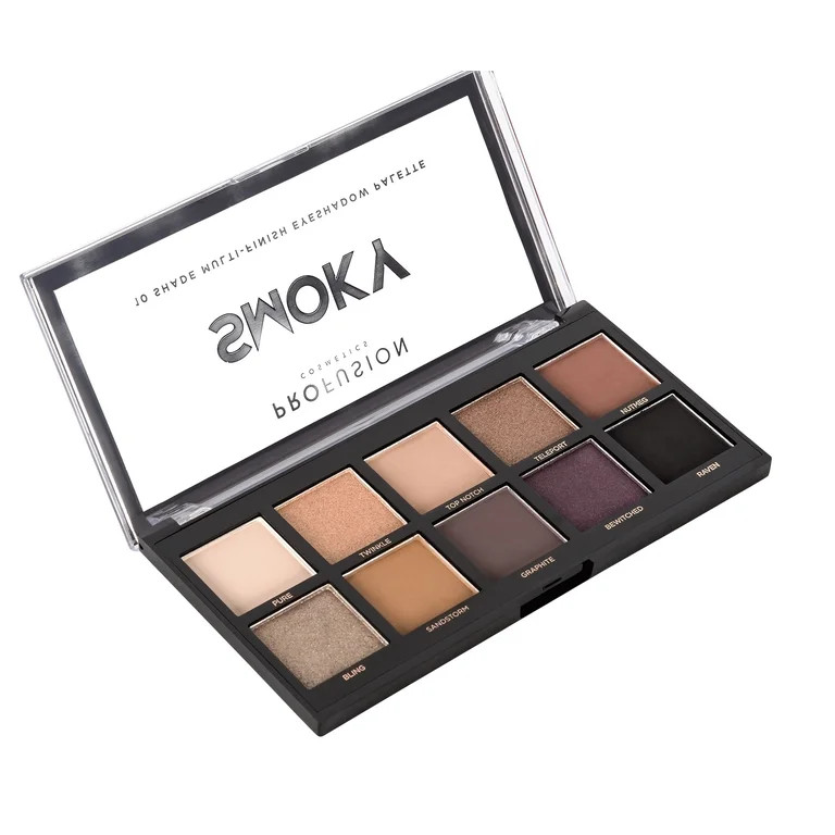 Profusion Cosmetics 10 Shade Eyeshadow Palette - Smoky 3.5 oz - Walmart.com | Walmart (US)