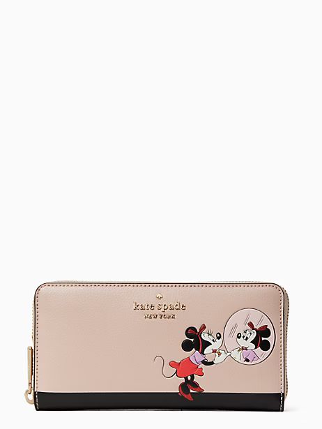 disney x kate spade new york minnie large continental | Kate Spade Outlet