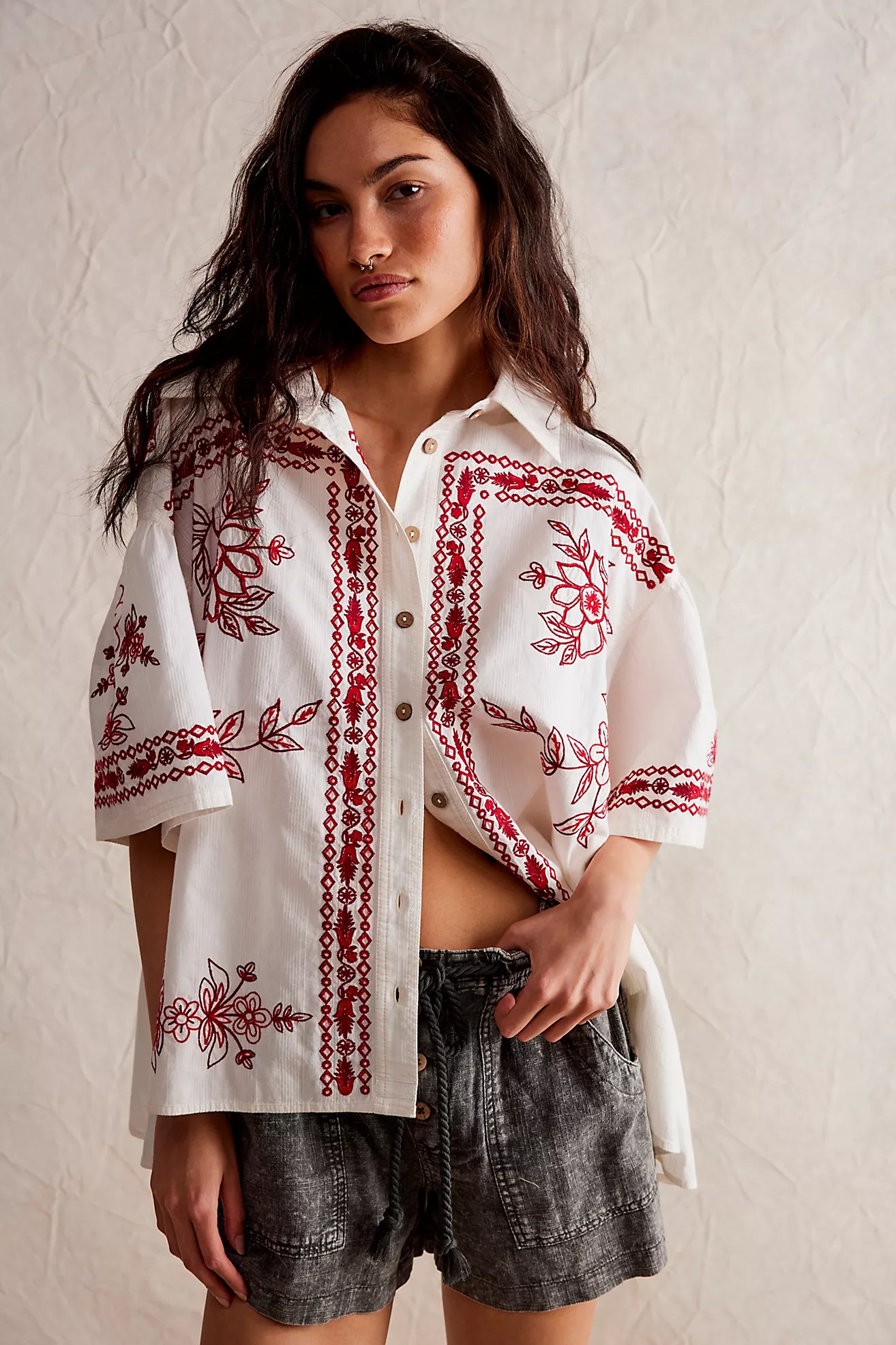 We The Free Spring Refresh Vacation Shirt | Free People (Global - UK&FR Excluded)