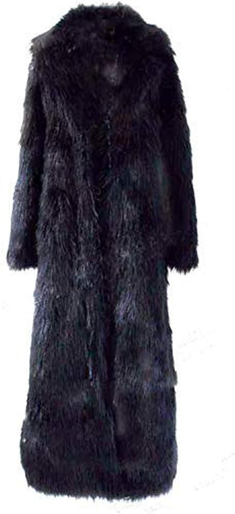 Women Warm Long Sleeve Parka Faux Fur Coat Lapel Full-Length Outwear Maxi Fluffy Faux Fur Overcoa... | Amazon (US)