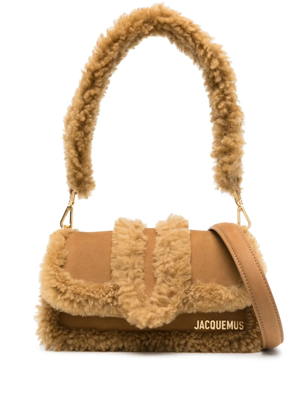 Jacquemus  Le Petit Bambimou Doux Shoulder Bag | Brown | FARFETCH | Farfetch Global