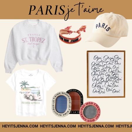 French picture frames and c’est la vie home decor style French graphic tees oui 