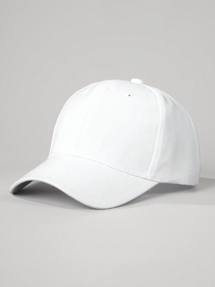 1pc Unisex Solid Color Baseball Cap For Outdoor Activities, Adjustable Sun Ion Hat For Spring, Autumn, Beach, Vacation, Youth Y2k Style | SHEIN