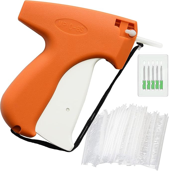 1606 Pieces Clothing Tagging Gun Kit for Clothes Labeler, Garment Price Tag Attacher Gun with 6 S... | Amazon (US)