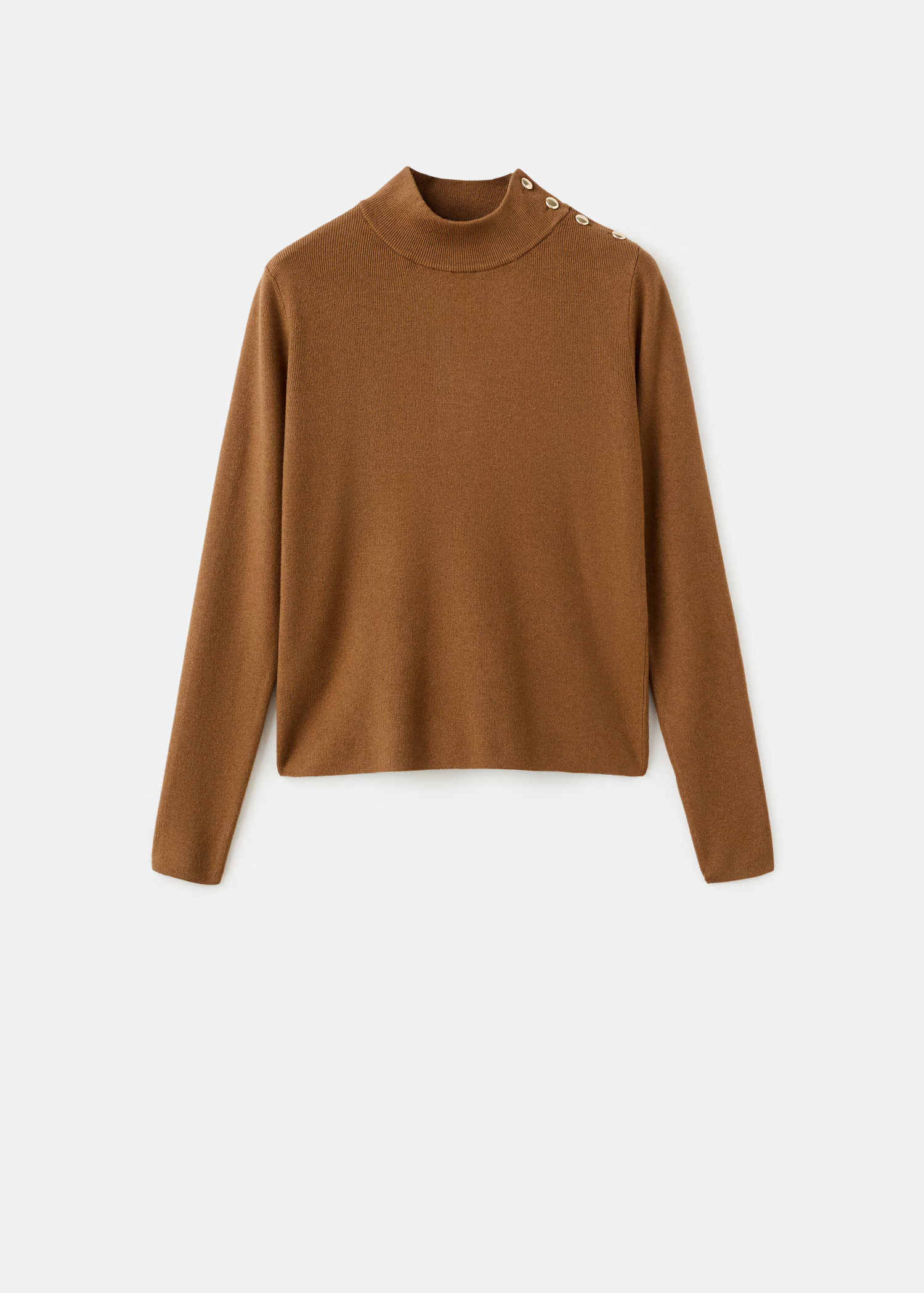 Perkins-neck sweater with button | Mango (US/MX/AU)