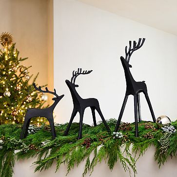 Rough Cast Reindeer - Dark Bronze | West Elm | West Elm (US)