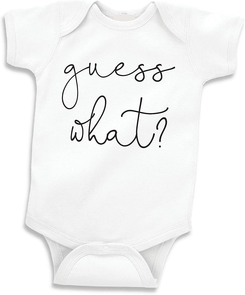Bump and Beyond Designs Surprise Pregnancy Announcement to Family Guess What | Amazon (US)