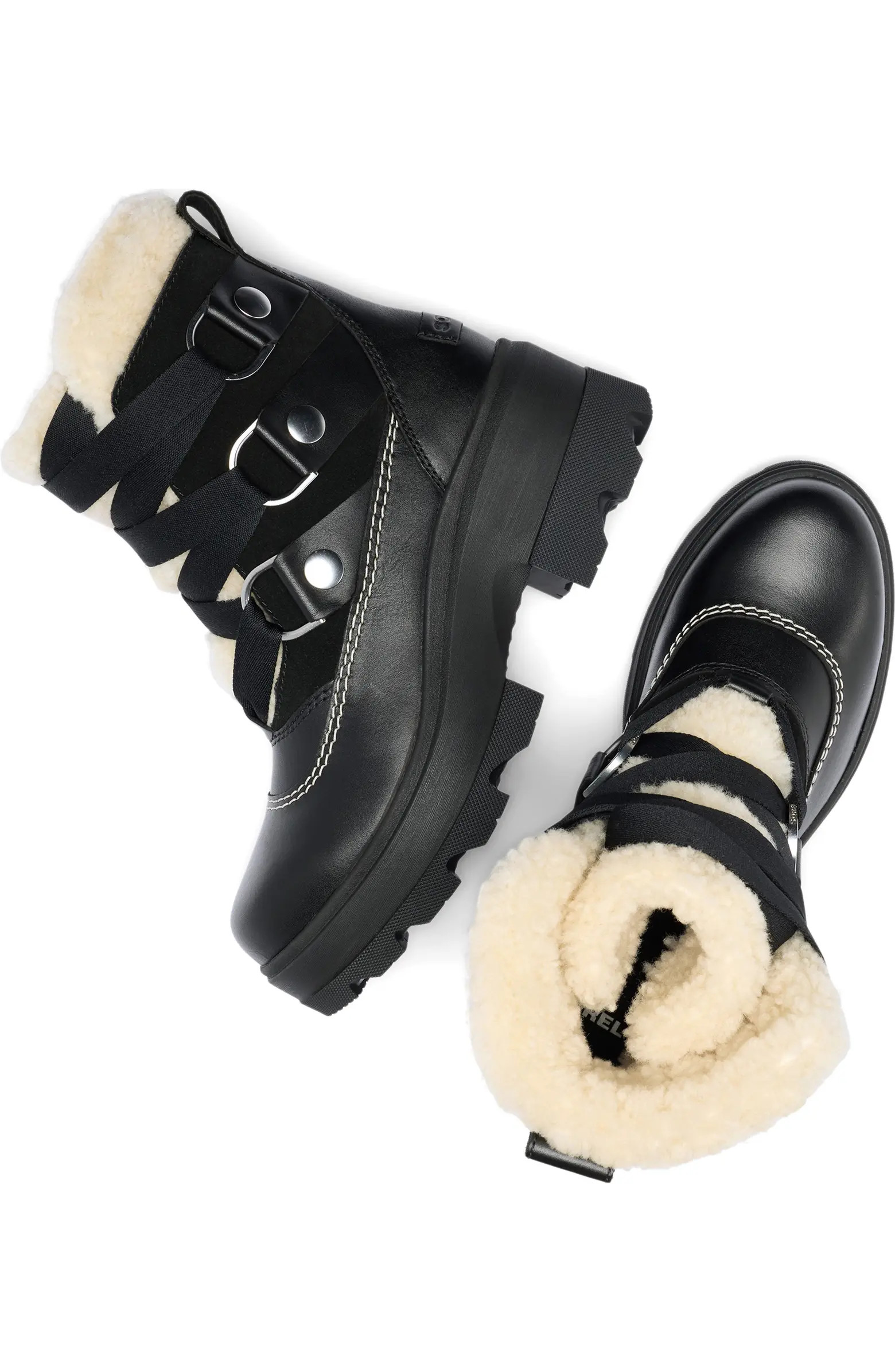 SOREL Joan FRWD Cozy Genuine Shearling Trim Waterproof Boot (Women) | Nordstrom | Nordstrom