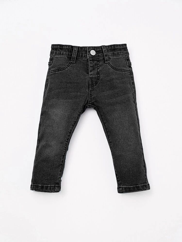Baby Unisex Washed Jeans | SHEIN