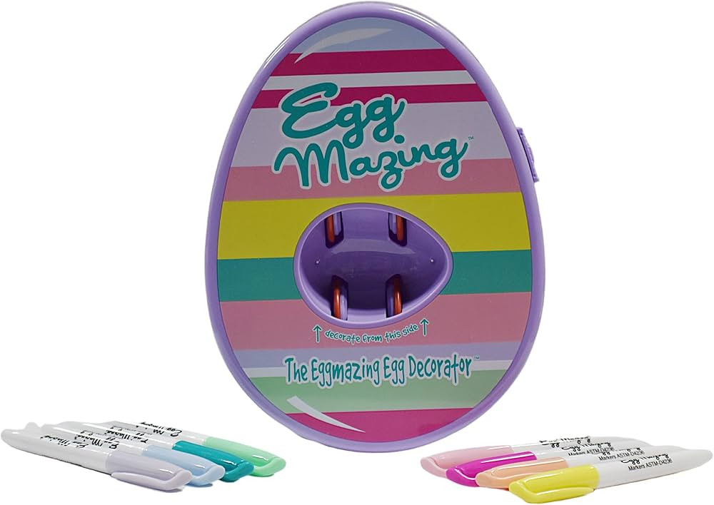 The EggMazing Easter Egg Decorator Kit - Arts and Crafts Activity Set (Purple) | Amazon (US)