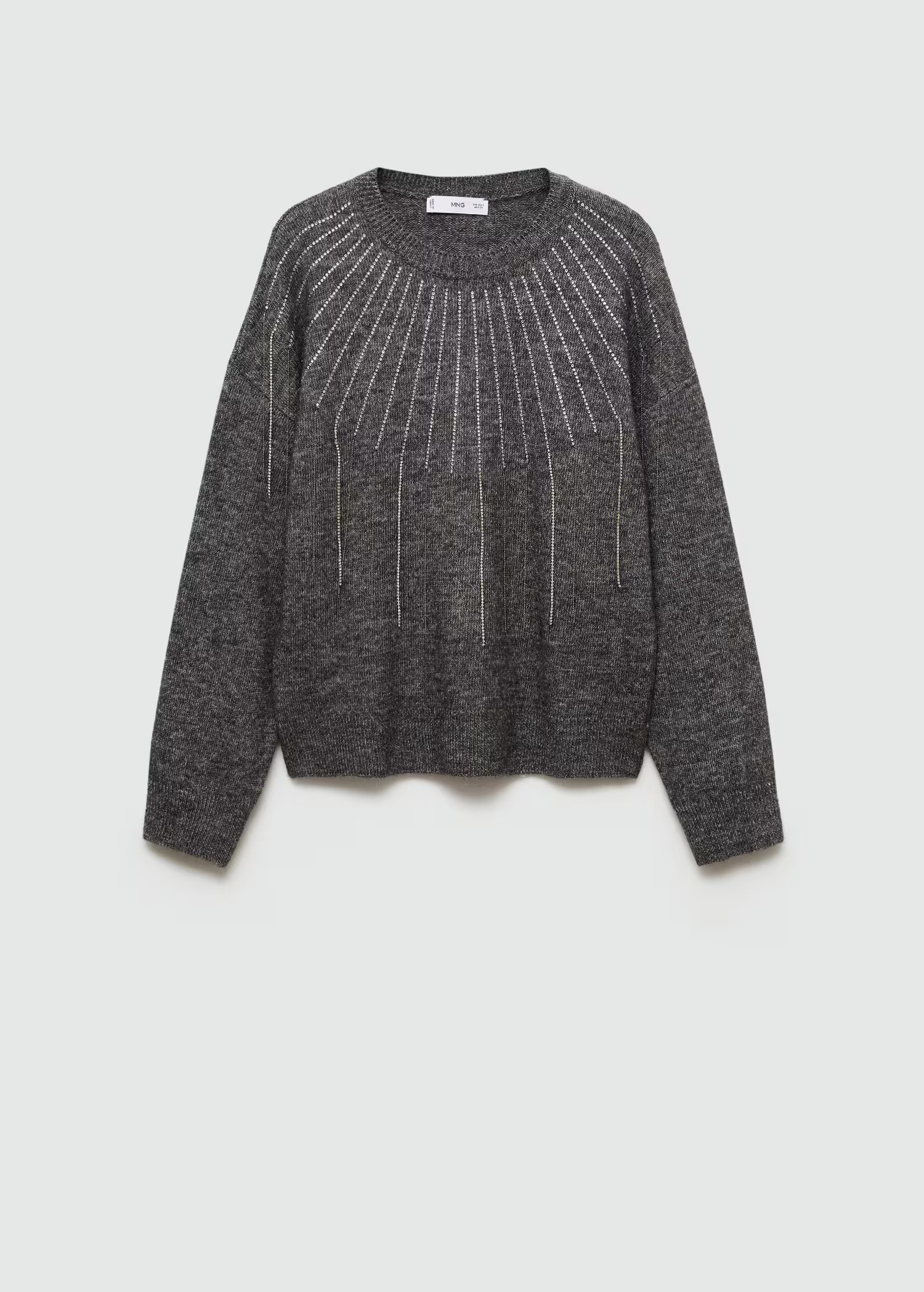 Knitted sweater with glitter detail - Women | MANGO USA | MANGO (US)