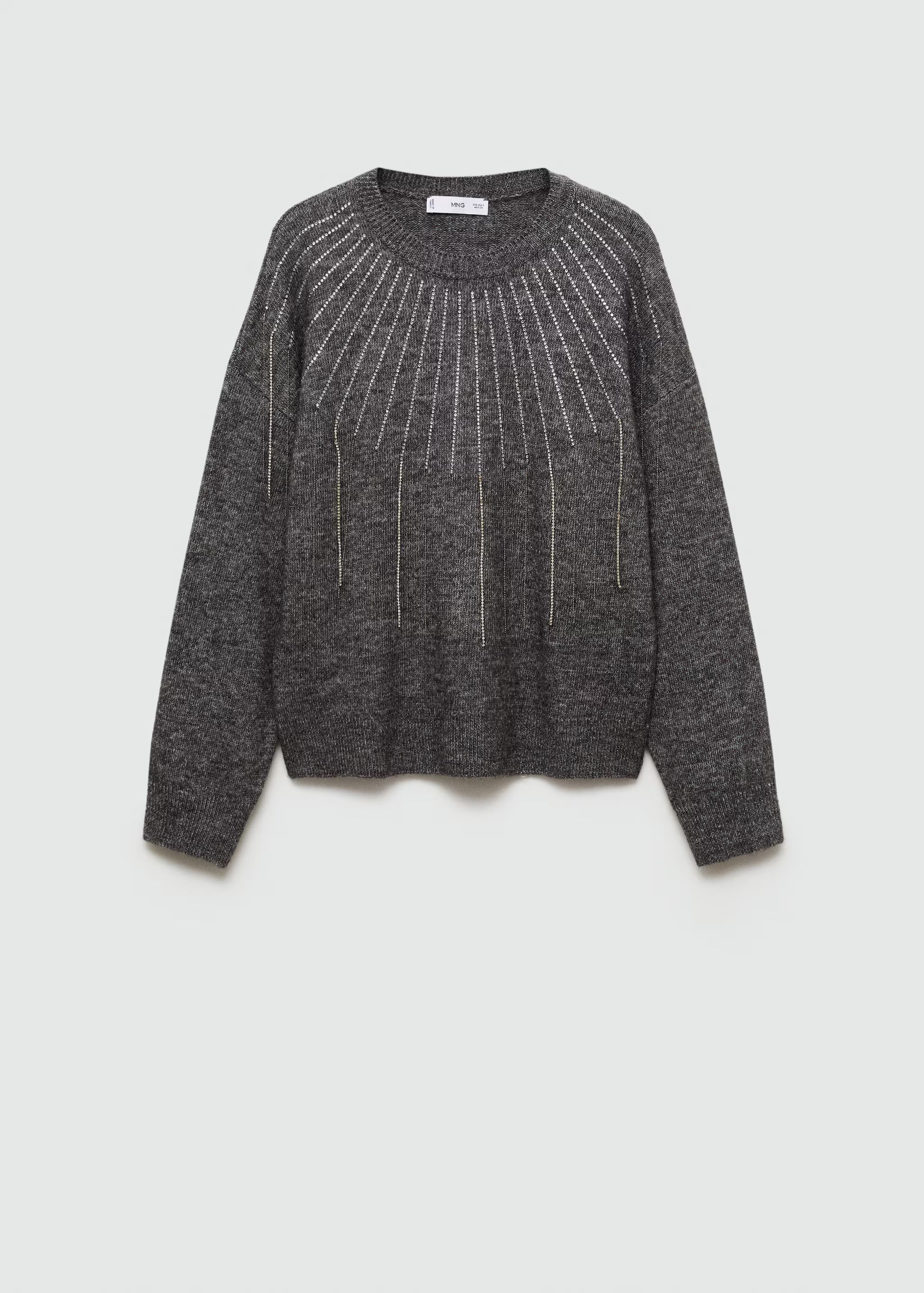 Knitted sweater with glitter detail | MANGO (US)