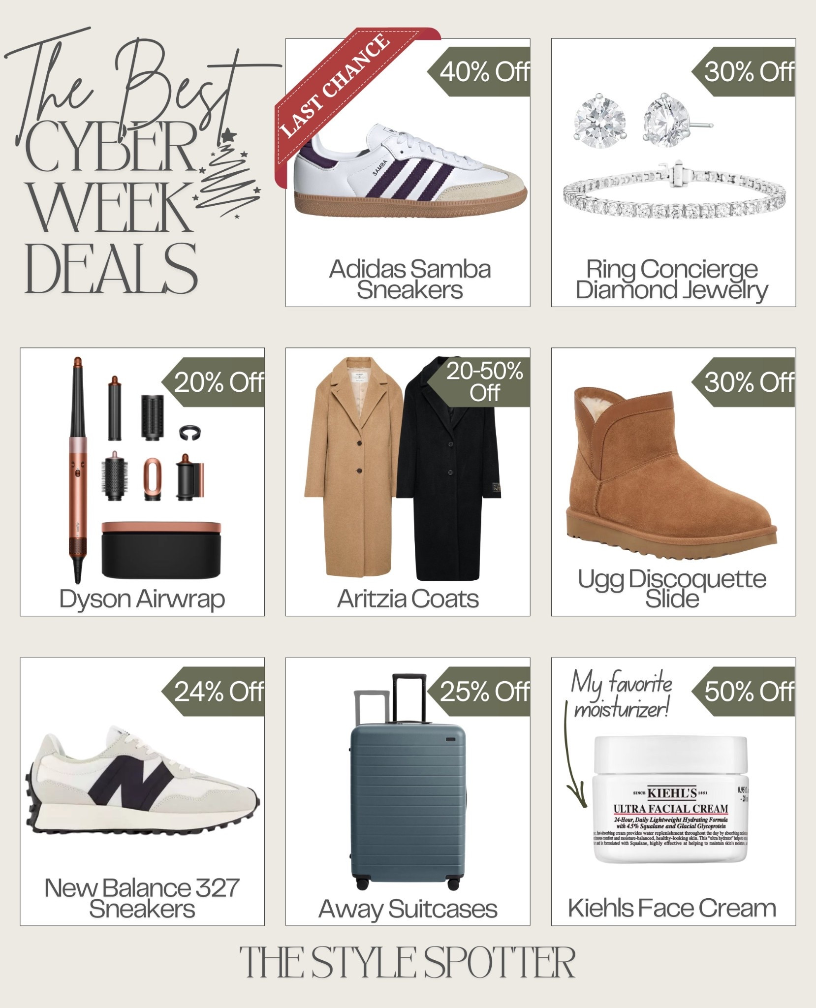 The Best Cyber Monday Deals 💝 
Save up to 50% on everything from Ugg to Dyson to Diamond Jewelry.

#LTKGiftGuide #LTKHoliday #LTKCyberWeek