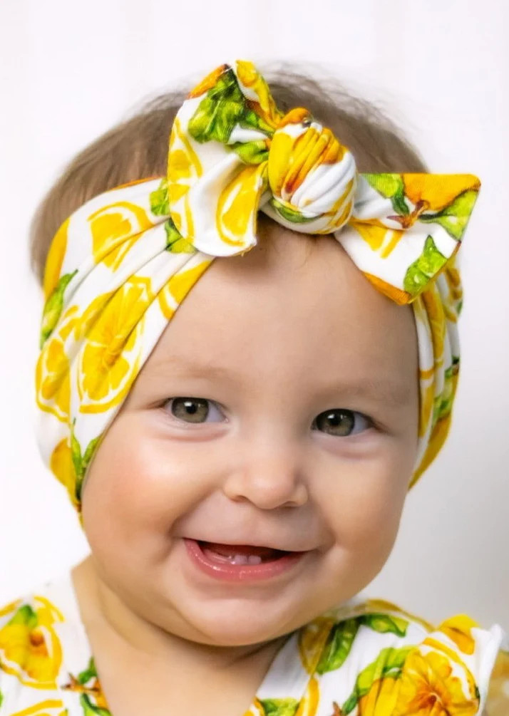 Headwrap in OG Lemons of Tuscany | Ready Set Romper ®