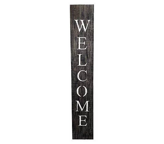 HomeRoots Rustic Front Porch Welcome Sign - QVC.com | QVC