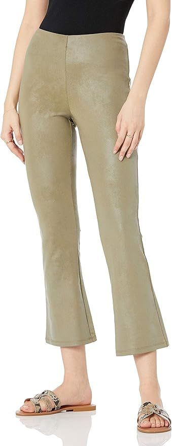 The Drop Women's Tami Leather-Look Stretch Kick-Flare Legging | Amazon (US)