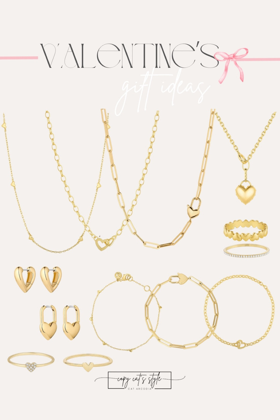 Gorjana heart jewelry! Perfect gift for Valentine’s Day. Gorjana heart bracelets, necklaces, heart earrings. 

#LTKGiftGuide #LTKFindsUnder50 #LTKFindsUnder100