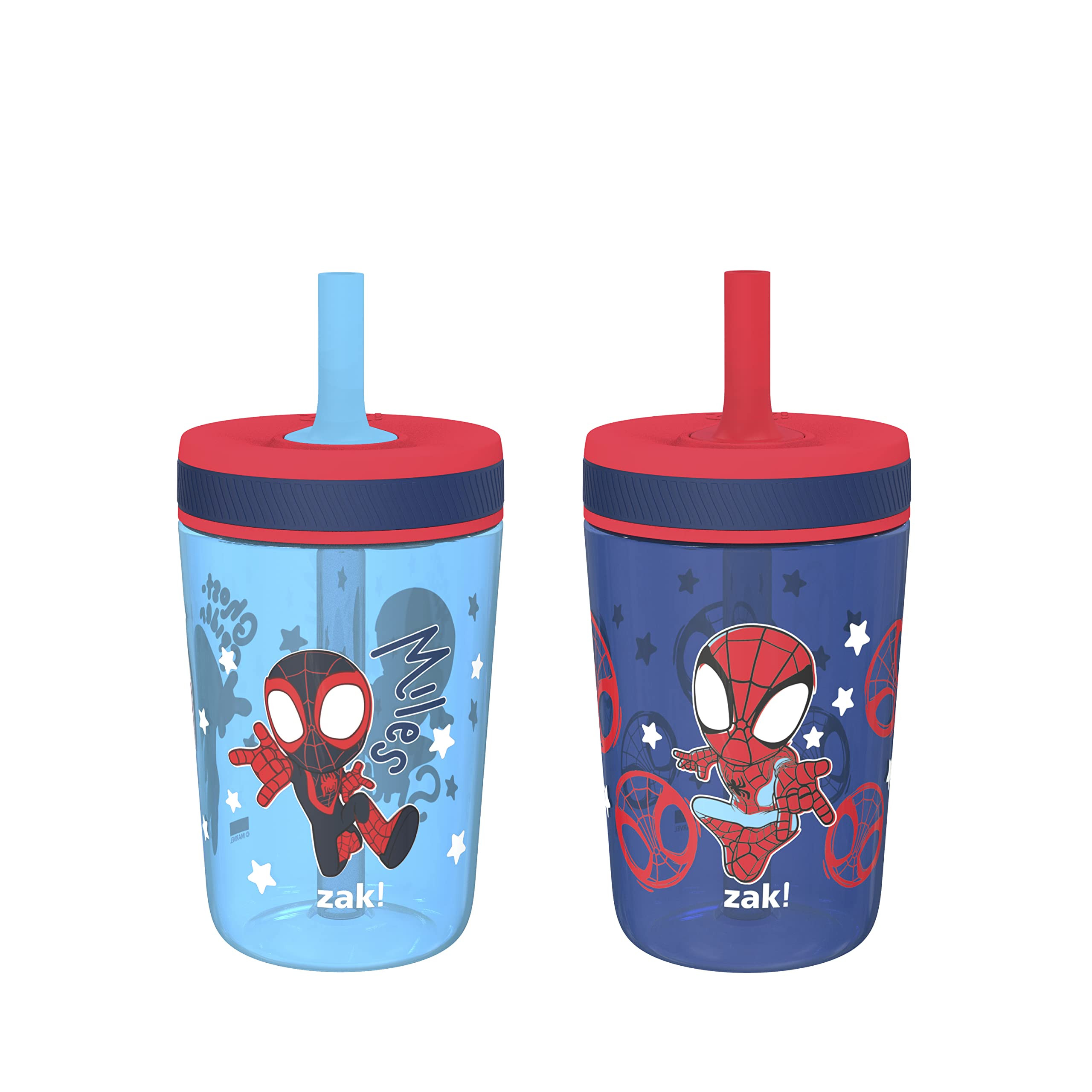 Zak Designs Marvel Spider-Man Kelso Toddler Cups for Travel or at Home, 15oz 2-Pack Durable Plast... | Amazon (US)