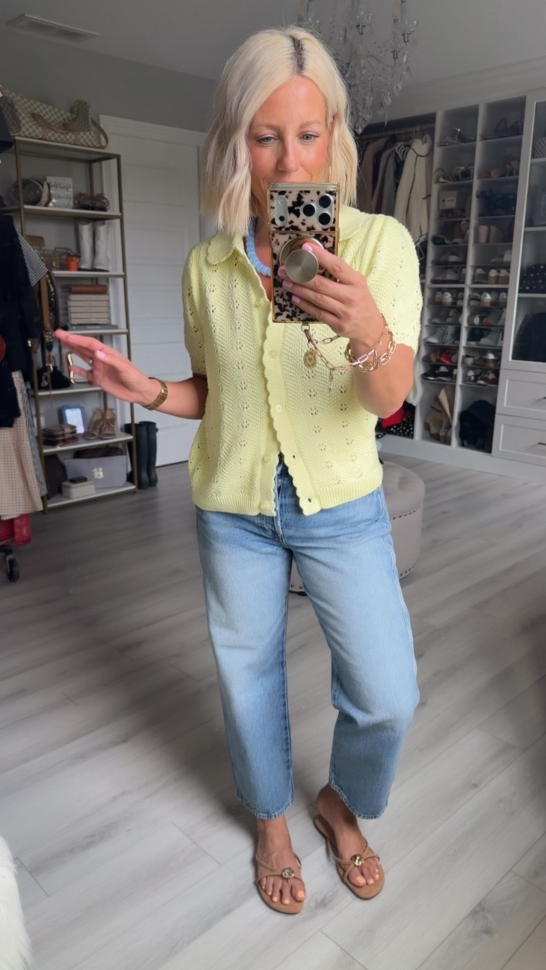 This has got to be the cutest cardigan ever!!! The color and the details are so good!! It comes in white too!!!
⬇️⬇️⬇️
Cardigan small
Jeans size 6

#LTKSaleAlert #LTKOver40 #LTKmomlife