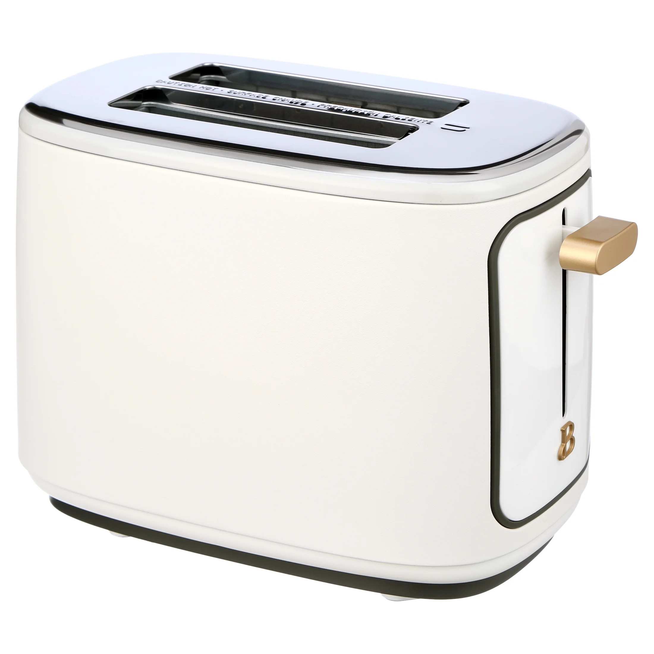 Beautiful 2 Slice Toaster with Touch-Activated Display, White Icing by Drew Barrymore | Walmart (US)