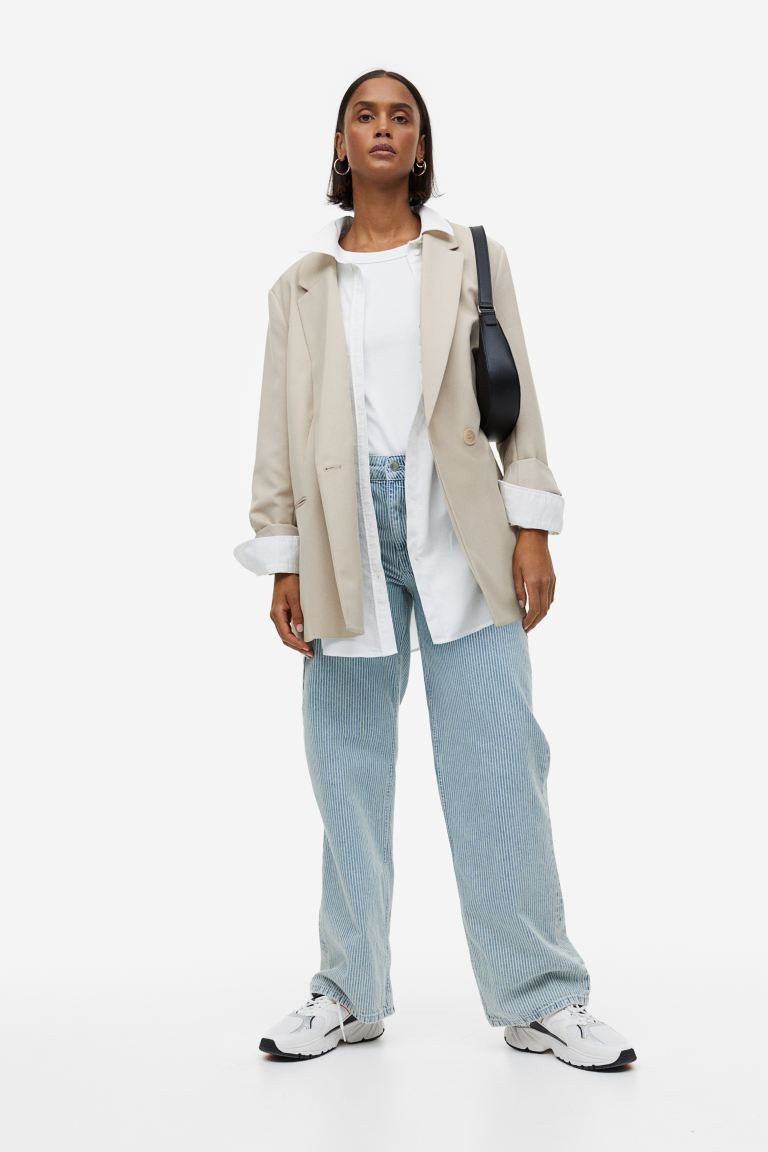 Straight Regular Cargo Jeans | H&M (UK, MY, IN, SG, PH, TW, HK)