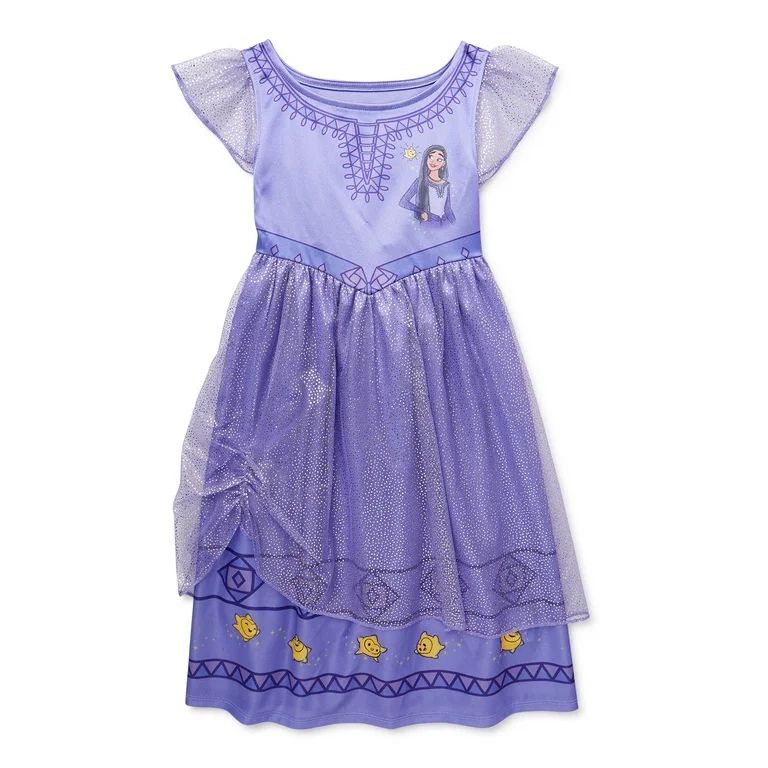 Toddler Girls Fantasy Nightgown, Sizes 2T-5T - Walmart.com | Walmart (US)