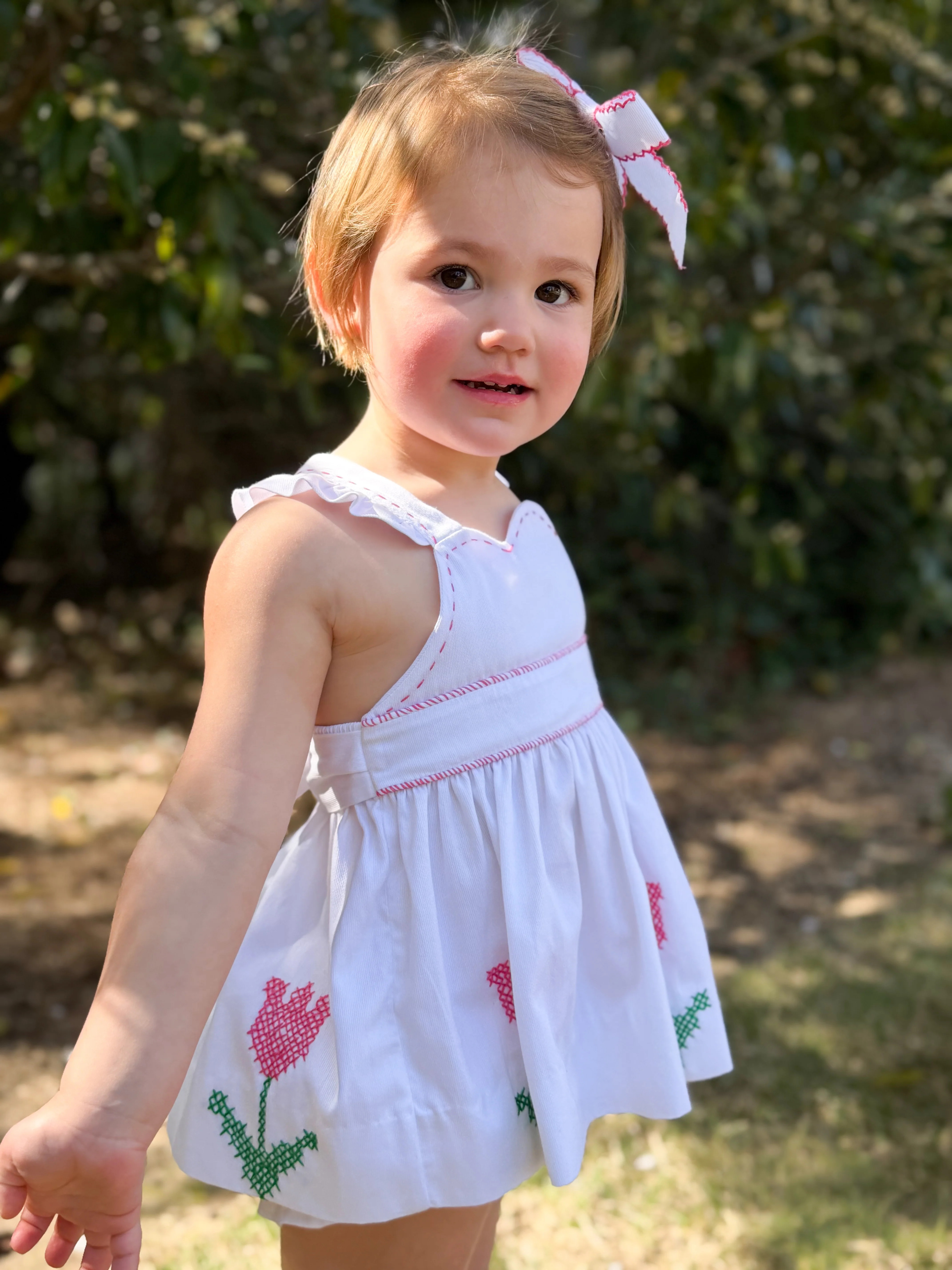 Tulip Pinafore Set | Alice Kathleen & Co.