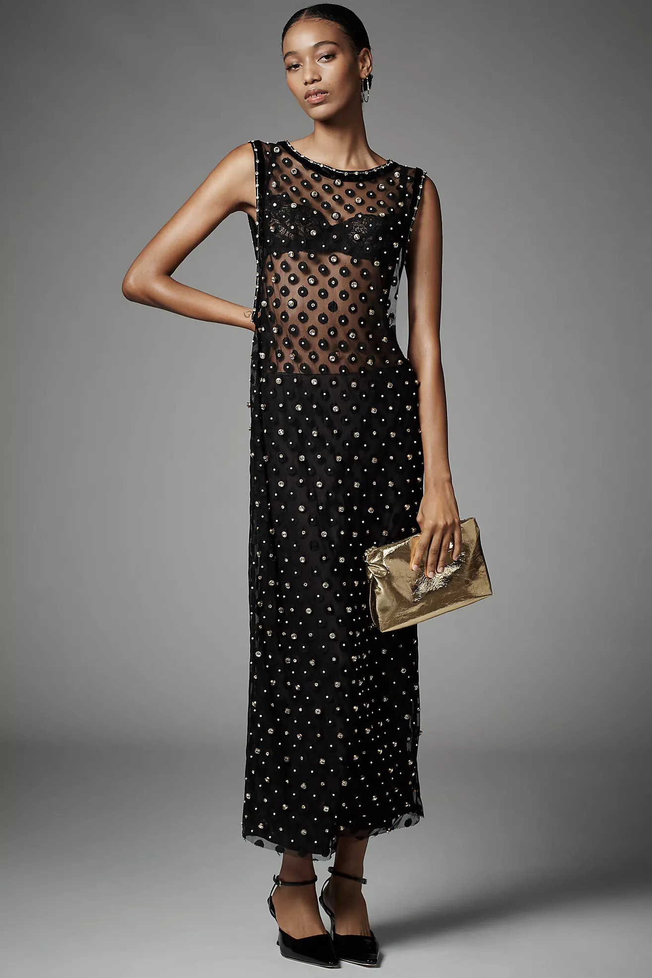 Ollari Sheer Deco Tunic | Anthropologie (US)