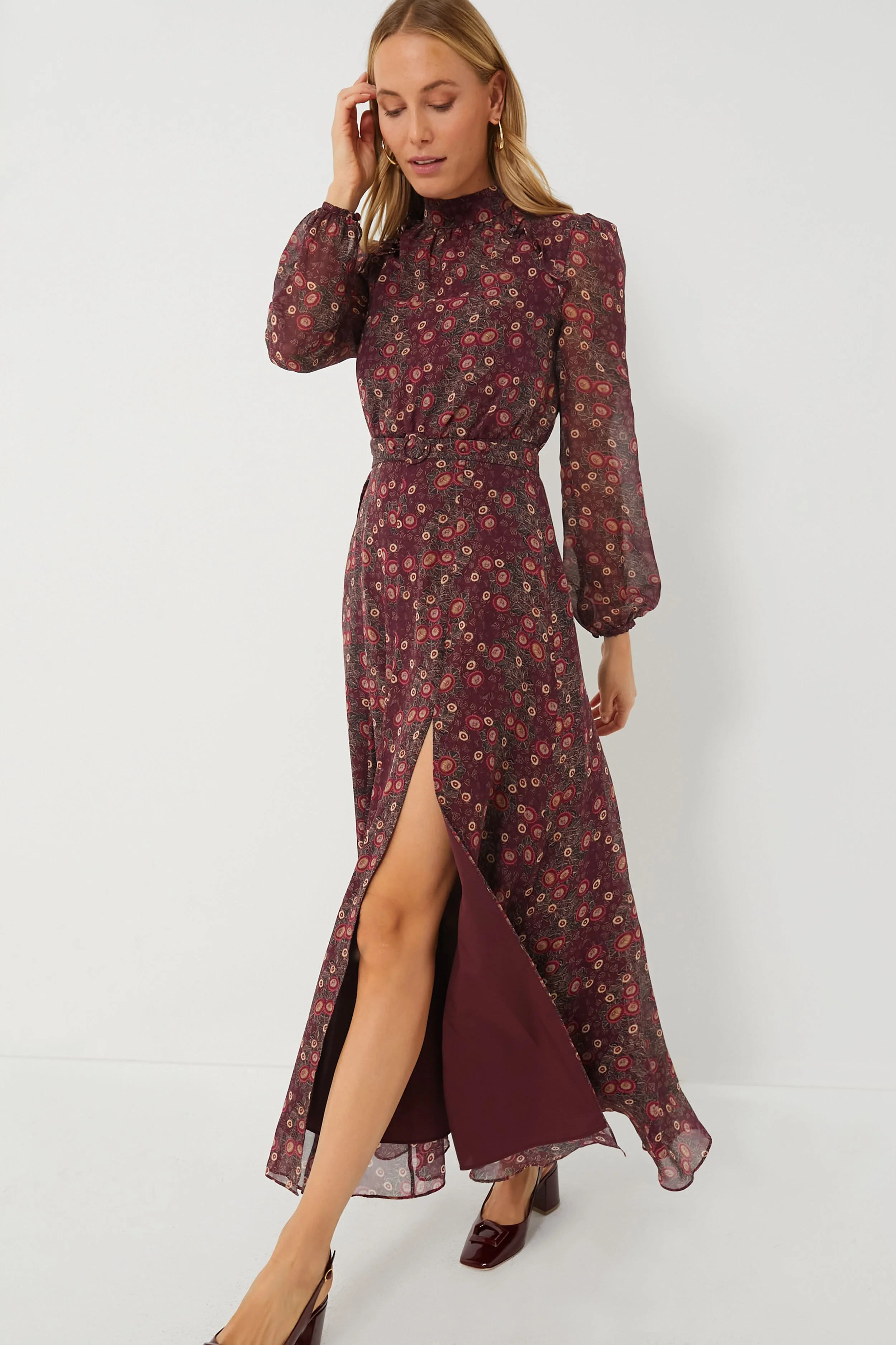 Akina Wine Jacqui B Dress | Tuckernuck (US)