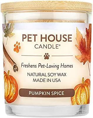 One Fur All, Pet House Candle - 100% Soy Wax Candle - Pet Odor Eliminator for Home - Non-Toxic an... | Amazon (US)