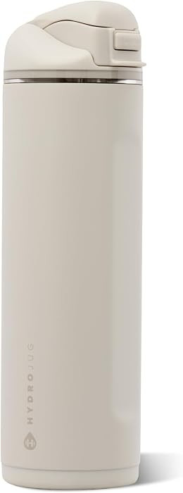 HydroJug Ease2o 24oz Insulated Water Bottle, Straw & Chug Lid, Linen | Amazon (US)