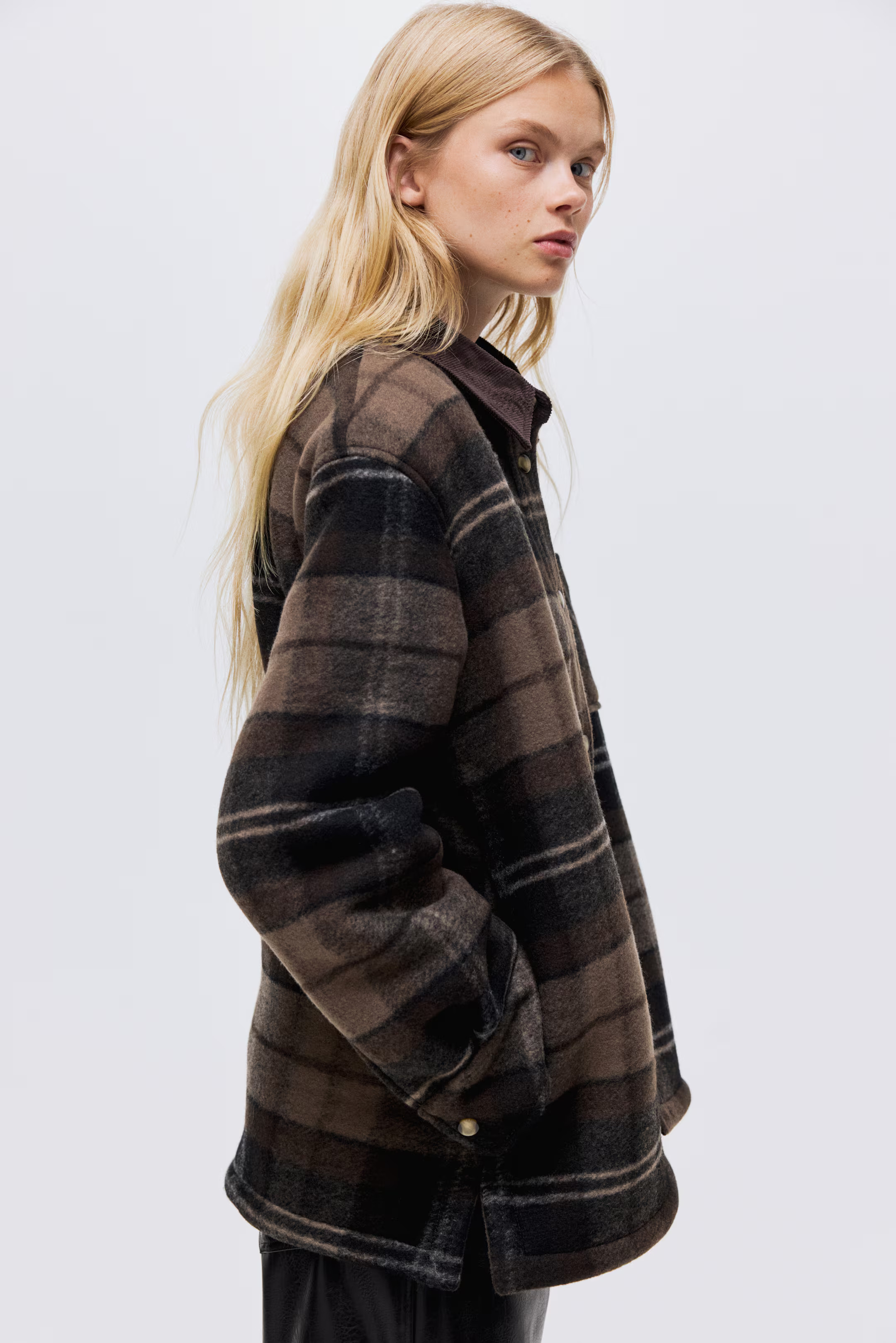 Teddy-lined shacket | H&M (UK, MY, IN, SG, PH, TW, HK)