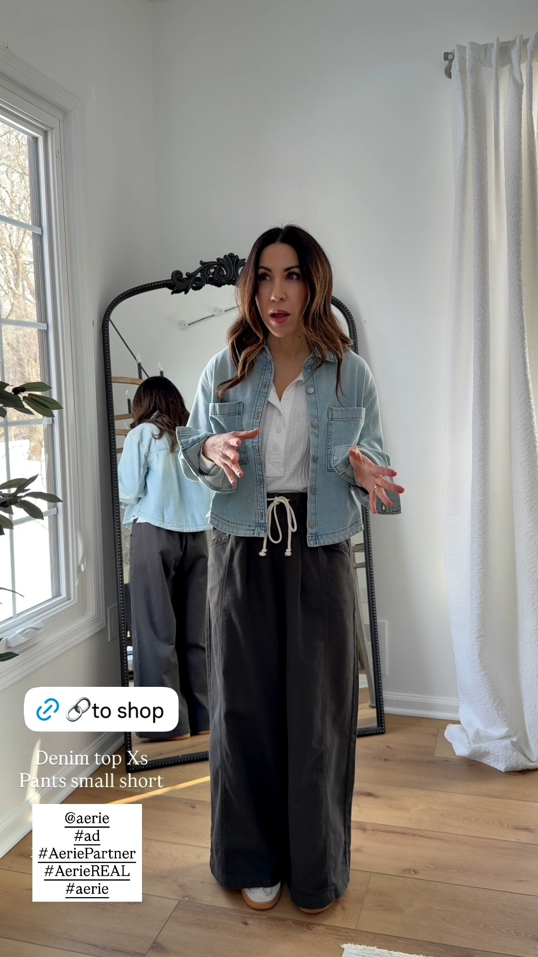 cutest new pieces from Aerie. Wearing xs denim short. Small short wide leg pants.

@Aerie 
#ad
#AeriePartner
#AerieREAL
#aerie





#LTKOver40 #LTKPetite #LTKSaleAlert