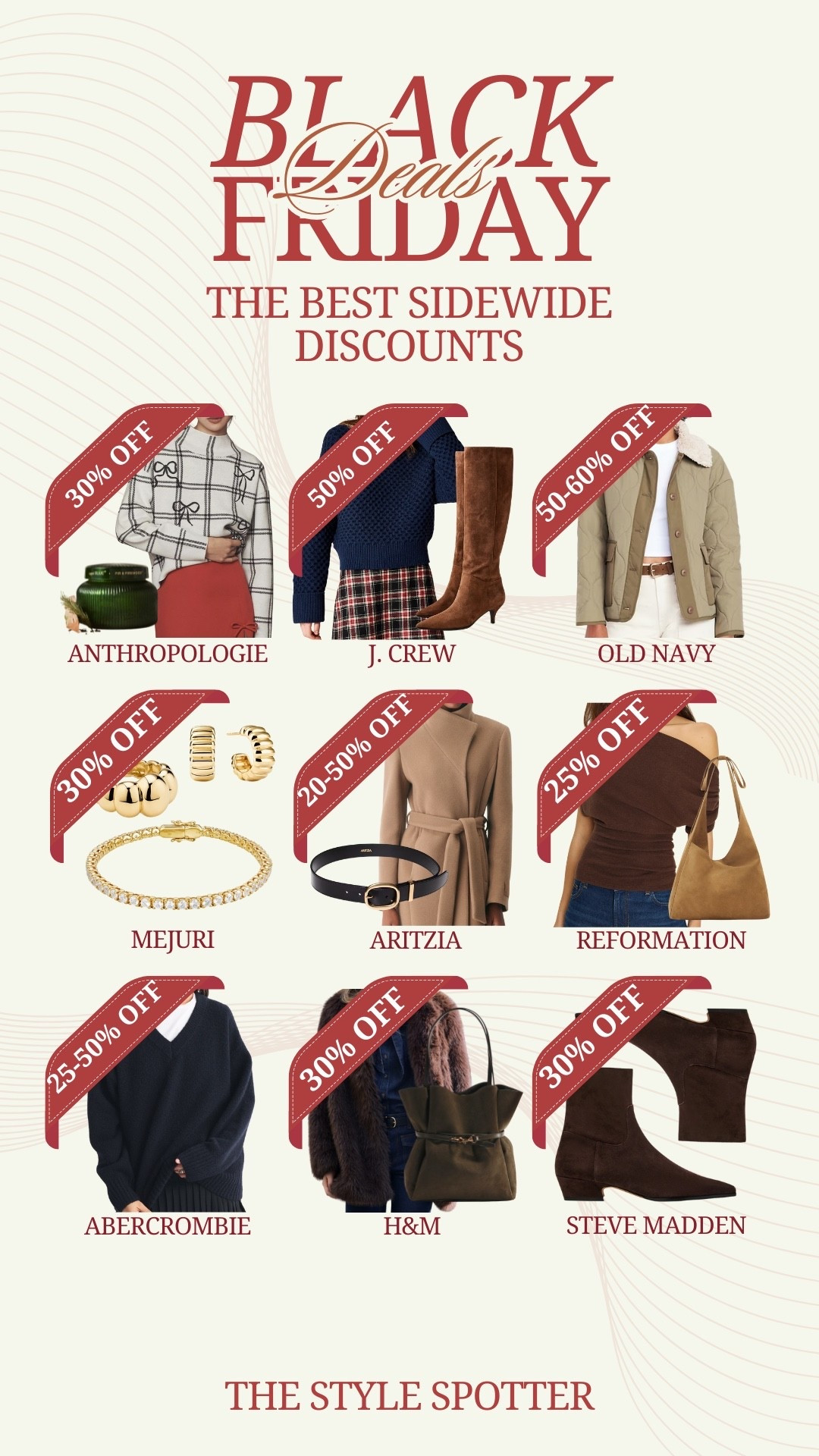 Black Friday Sale Alert 🎄 
Save up to 60% with the best sitewide Black Friday Deals!

#LTKCyberWeek #LTKGiftGuide #LTKHoliday