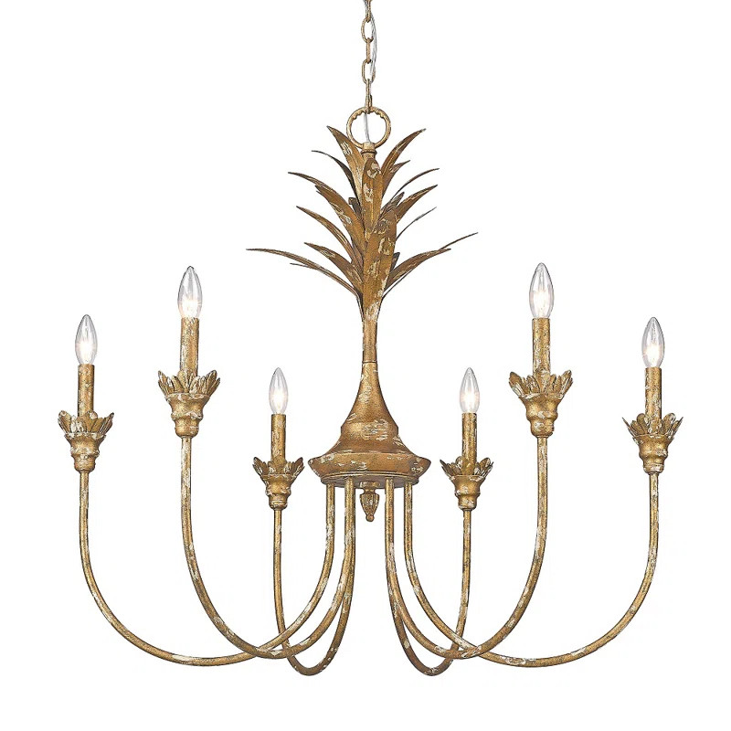 Schiff 6 - Light Dimmable Classic / Traditional Chandelier | Wayfair North America
