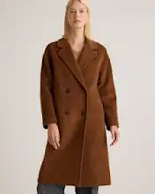Camel Hair Double-Breasted Slouch Coat | Quince