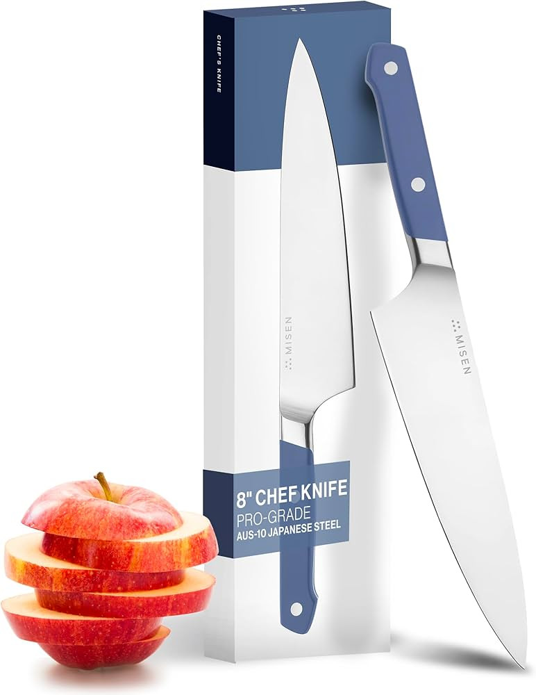 Misen Ultimate 8 Inch Chef's Knife - Pro Kitchen Knife - High Carbon Japanese Stainless Steel - H... | Amazon (US)