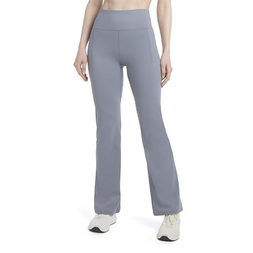 Jockey Women's Active Nylon Yoga Pants with Pockets, Strawflower Grey, Small | Amazon (US)