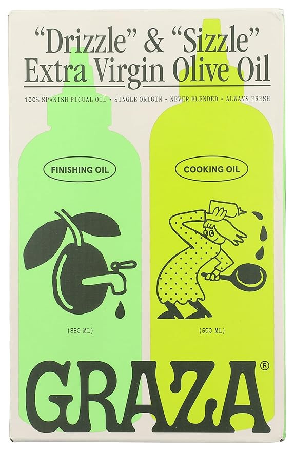 Graza Drizzle & Sizzle Extra Virgin Olive Oil, 850 ML | Amazon (US)