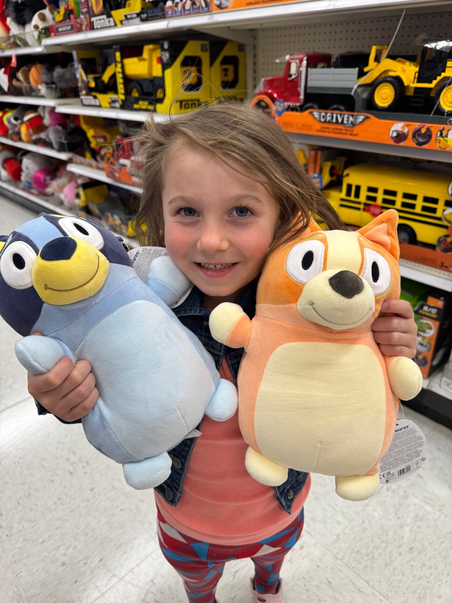 Current situation: went in for one thing… left with Bluey and Bingo 🛒😂

If you’re a Bluey house, you already know—these plushies are an instant YES. Soft, cuddly, and immediately becoming part of every car ride, bedtime, and “I need to bring this with me” moment 🤍

Perfect for:
• Easter baskets
• surprise treats just because
• car ride companions
• bedtime snuggles

Childhood joy in plush form… and honestly, I get it 🥹

#bluey #targetfinds #momlife #kidfavorites #giftideas #easterbasket #toddlermom #momfinds

#LTKKids #LTKmomlife #LTKBaby