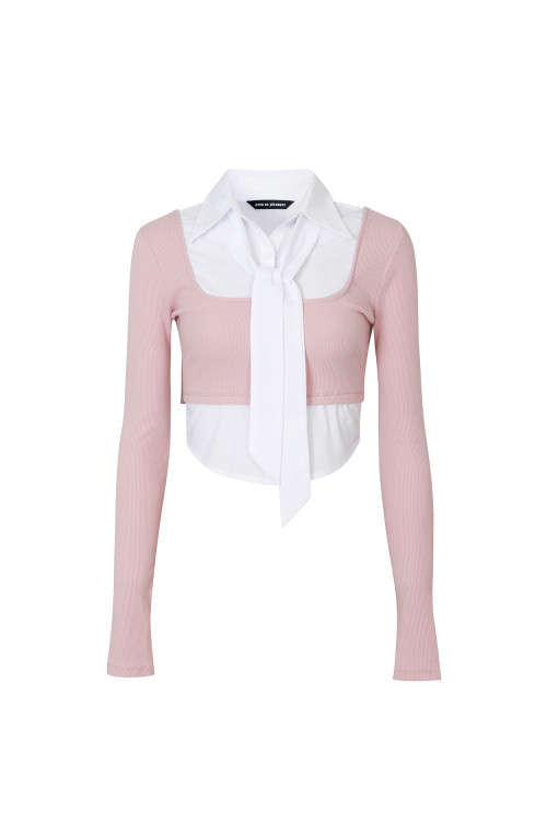 EVELYN SHIRT TOP pink | Musinsa Global