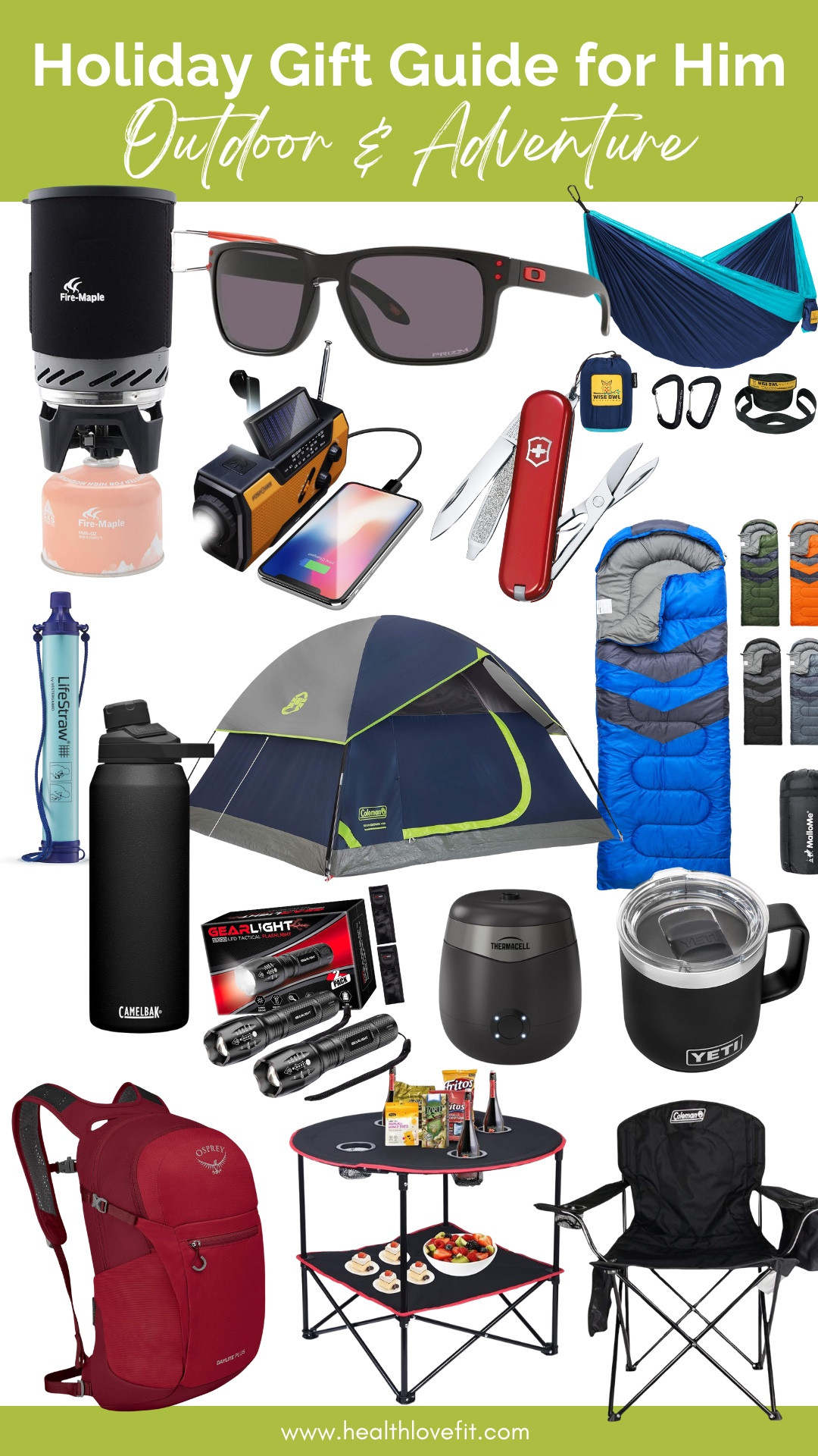 Christmas and holiday gift ideas for the outdoorsy and adventurous guys. 

#LTKHoliday #LTKMens #LTKSeasonal