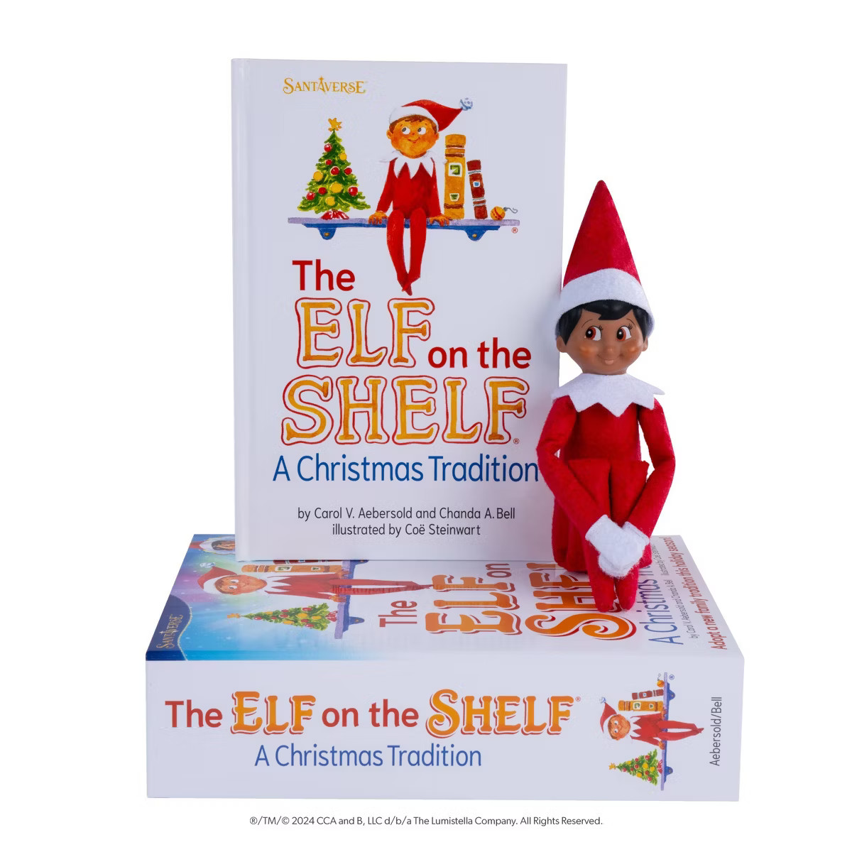Elf on the Shelf Box Set Boy Scout Elf with Brown Eyes with Storybook | Target