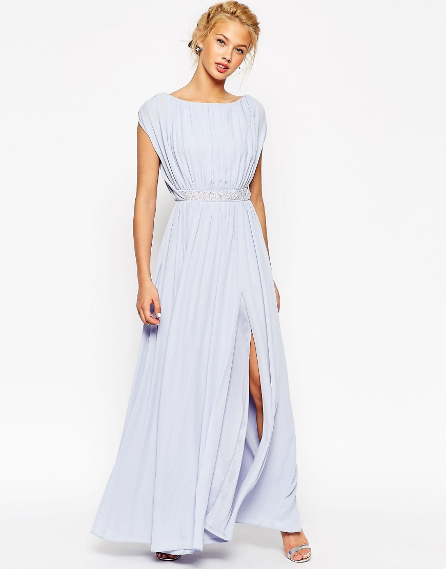 ASOS Embellished Waist Maxi Dress | ASOS UK