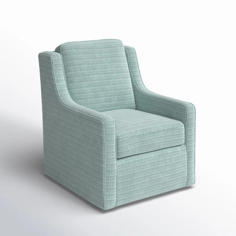 Brooksville 28.5" W Polyester Swivel Armchair | Wayfair North America