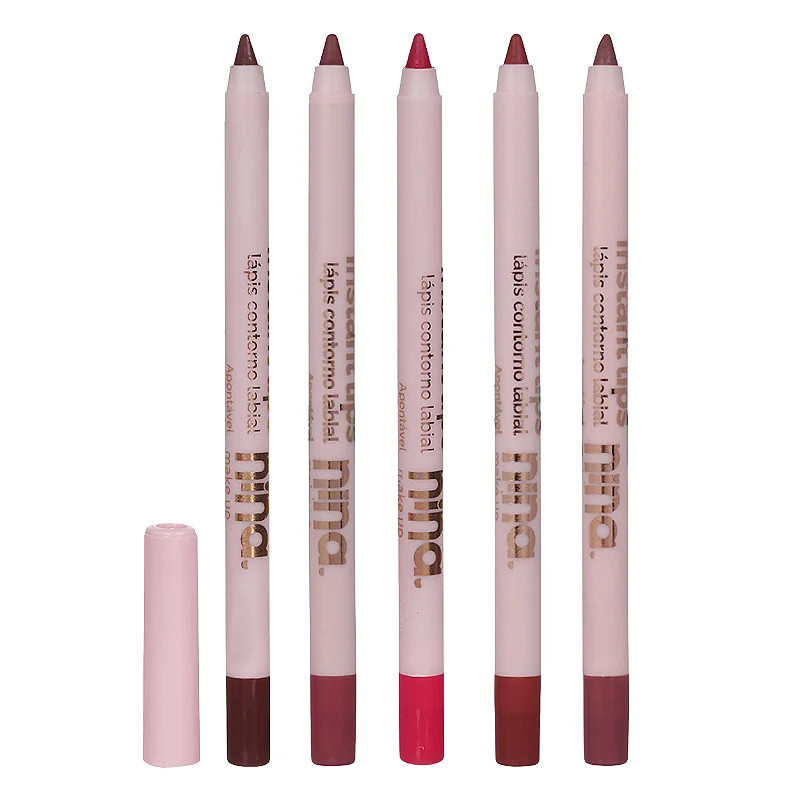 KIT LÁPIS CONTORNO LABIAL INSTANT LIPS - NINA MAKEUP | Nina Makeup (BR)