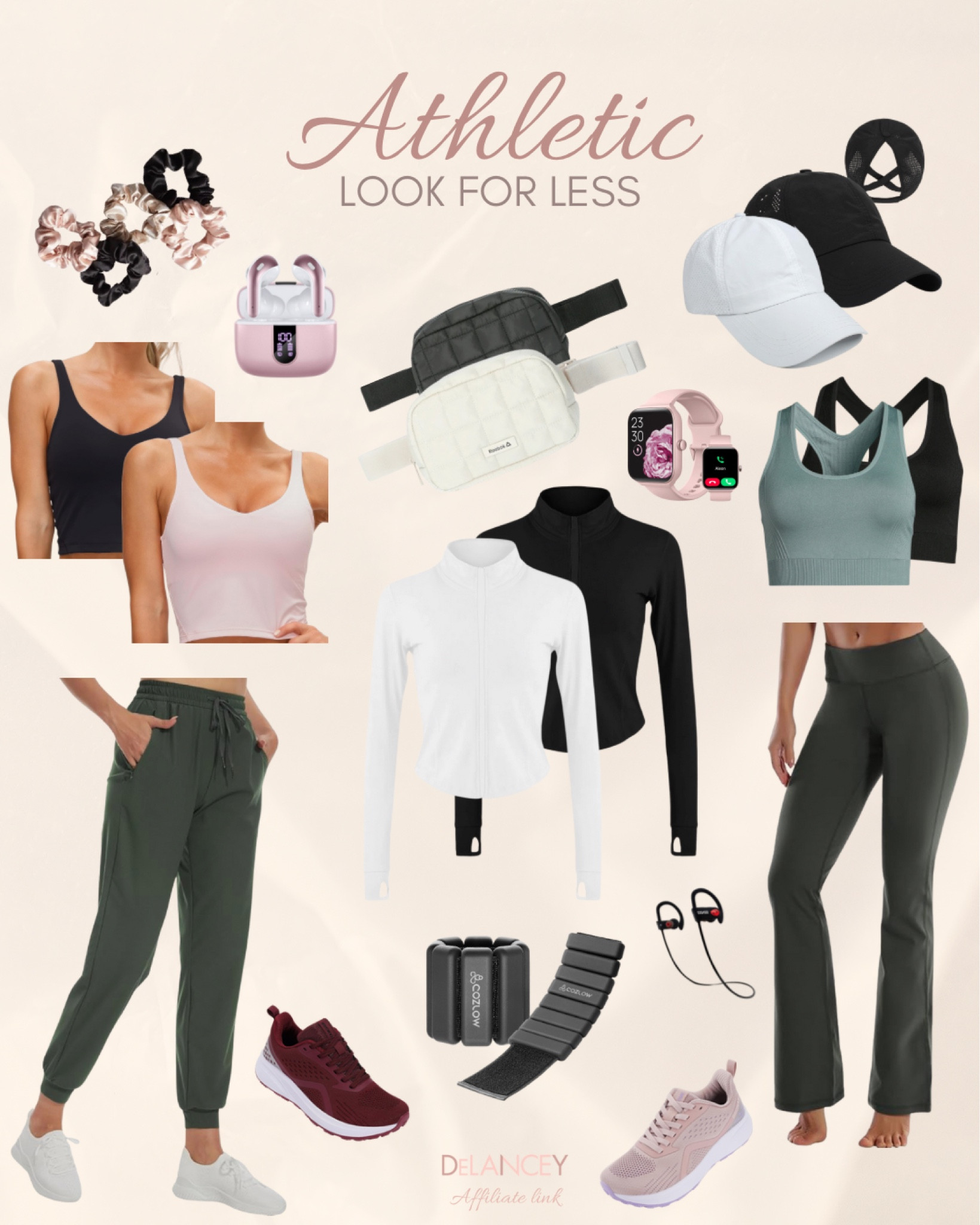 Athletic Wear Look for Less!  Pilates Outfits, Fall Fashion Active Wear, Yoga Pants, Joggers, Cozy Cardio Belt Bag, Ankle Weights, Fitness Tracker, Workout Fashion, Sports Bra, Ponytail Baseball Hat, Silk Scrunchies, Bluetooth Headphones

#LTKFallSale #LTKFitness