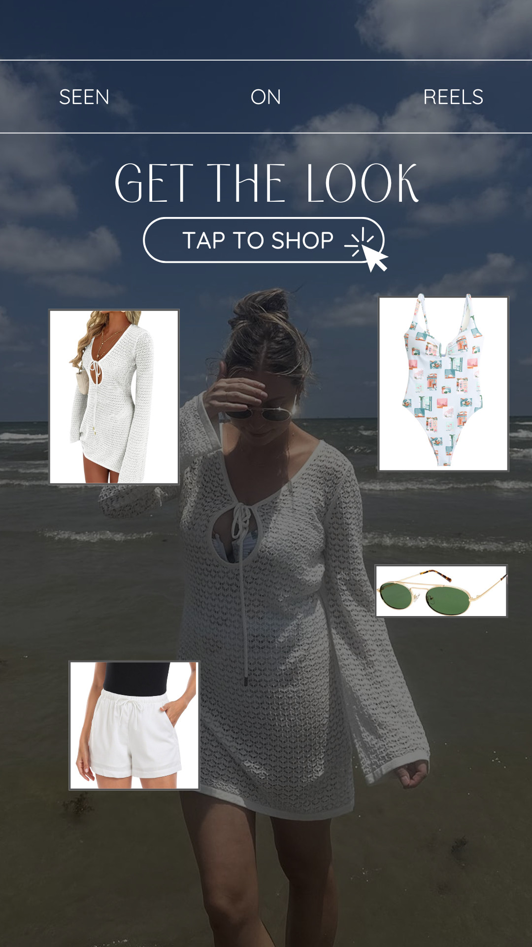 Beach outfit | as seen on reels last week!
 
The best coverup for summer! Wearing a S. M in linen shorts M in one piece!  

 

#LTKSummerEdit 

#LTKFindsUnder50 #LTKFindsUnder100