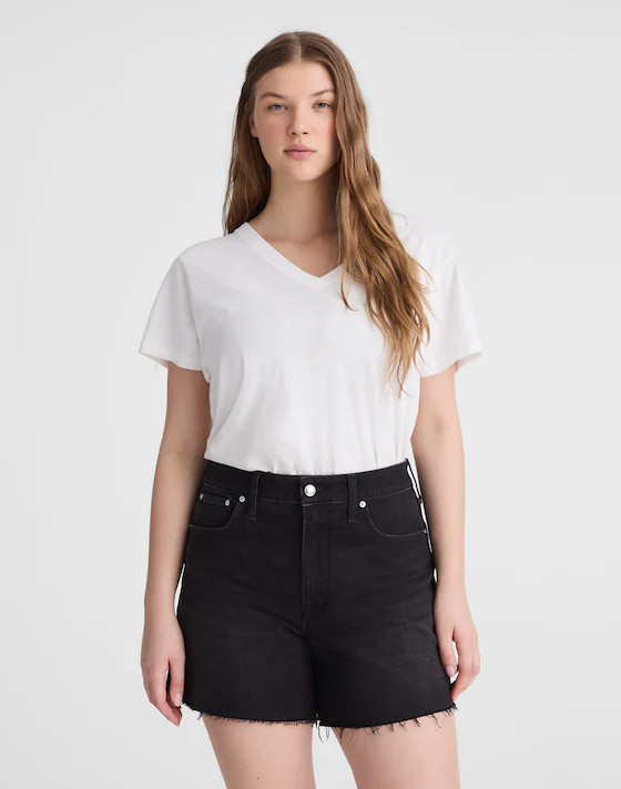 The Curvy Perfect Vintage Mid-Length Jean Short | Madewell
