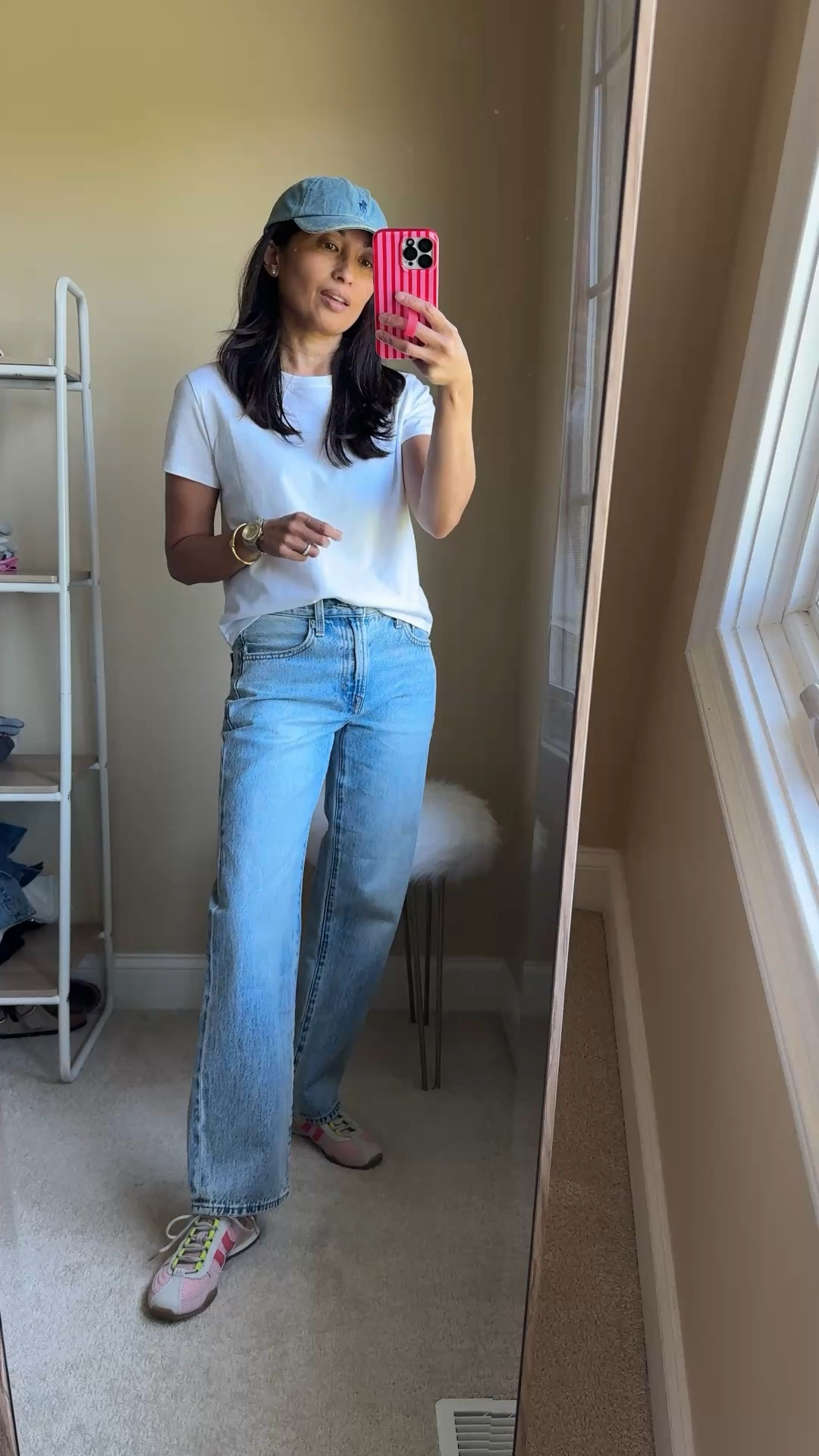 Spring outfits 2026. 
Spring sneakers. Summer sneakers. Slim profile sneakers. Lightweight sneakers. Breathable fabric with suede detailing  Flexible sole, light arch support. Good fashion sneakers. 
True to size for Euro sizing; I found the US sizing to run big. 


#LTKOver40